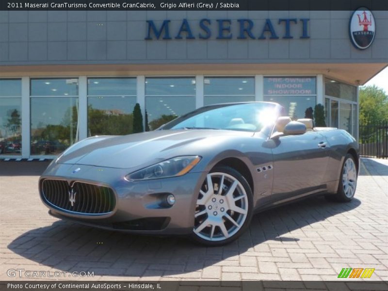 Grigio Alfieri (Grey) / Sabbia 2011 Maserati GranTurismo Convertible GranCabrio