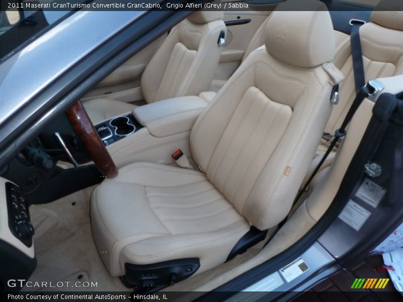 Front Seat of 2011 GranTurismo Convertible GranCabrio