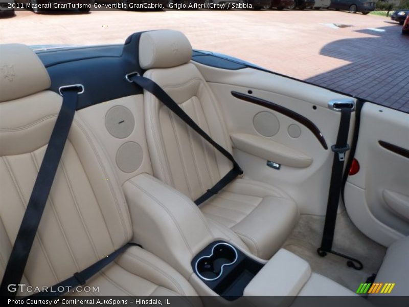 Rear Seat of 2011 GranTurismo Convertible GranCabrio