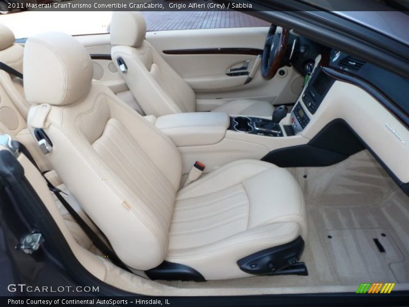 Front Seat of 2011 GranTurismo Convertible GranCabrio