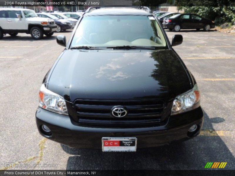 Black / Ivory 2004 Toyota Highlander Limited V6 4WD