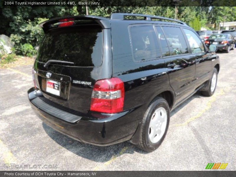 Black / Ivory 2004 Toyota Highlander Limited V6 4WD