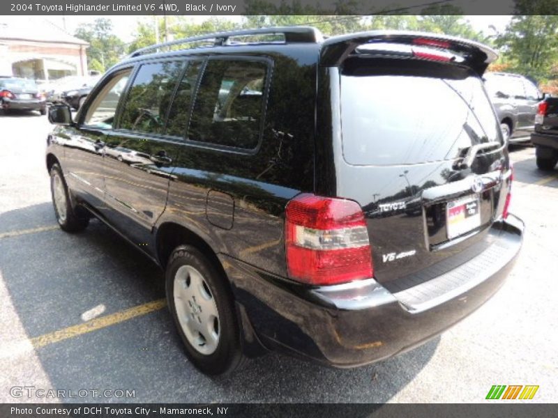 Black / Ivory 2004 Toyota Highlander Limited V6 4WD
