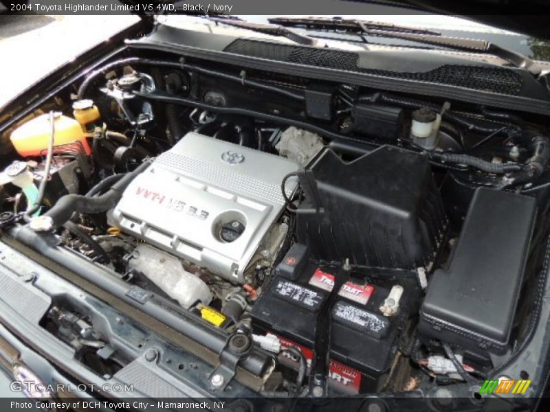 Black / Ivory 2004 Toyota Highlander Limited V6 4WD