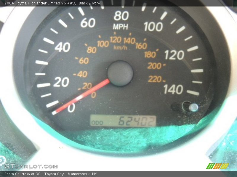 Black / Ivory 2004 Toyota Highlander Limited V6 4WD
