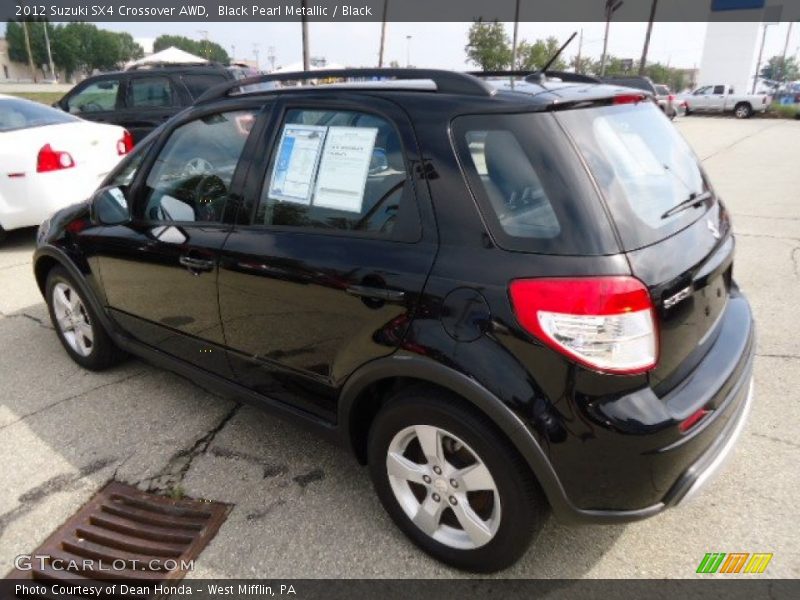 Black Pearl Metallic / Black 2012 Suzuki SX4 Crossover AWD