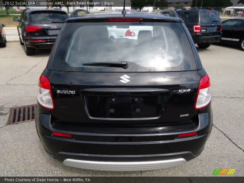 Black Pearl Metallic / Black 2012 Suzuki SX4 Crossover AWD