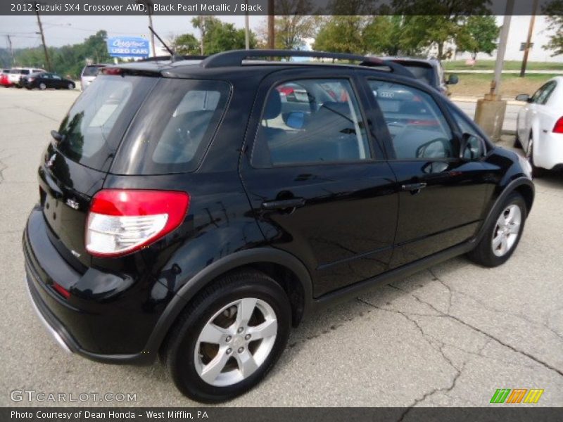 Black Pearl Metallic / Black 2012 Suzuki SX4 Crossover AWD