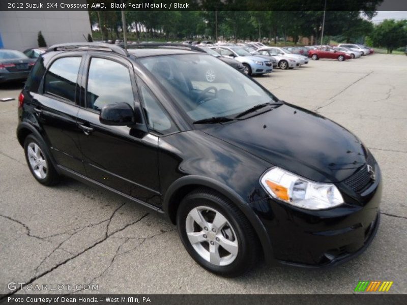 Black Pearl Metallic / Black 2012 Suzuki SX4 Crossover AWD