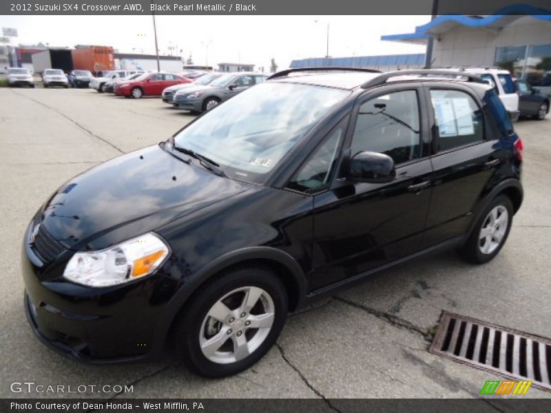 Black Pearl Metallic / Black 2012 Suzuki SX4 Crossover AWD