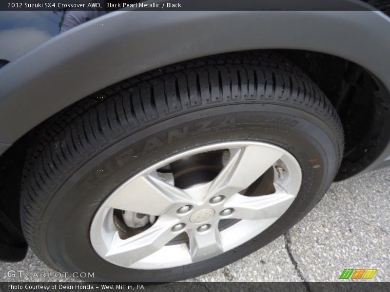 Black Pearl Metallic / Black 2012 Suzuki SX4 Crossover AWD
