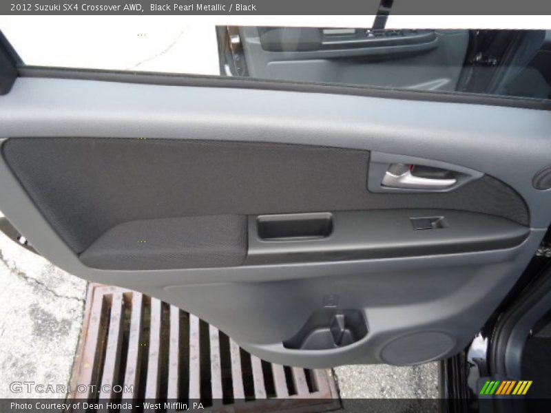 Black Pearl Metallic / Black 2012 Suzuki SX4 Crossover AWD
