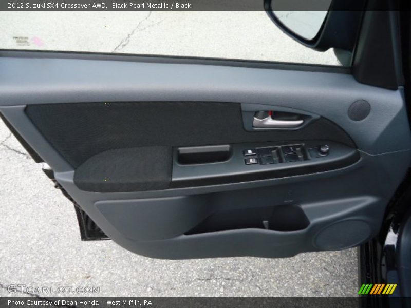 Black Pearl Metallic / Black 2012 Suzuki SX4 Crossover AWD