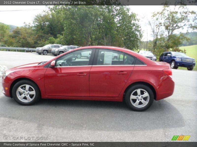 Crystal Red Metallic / Jet Black 2012 Chevrolet Cruze LT