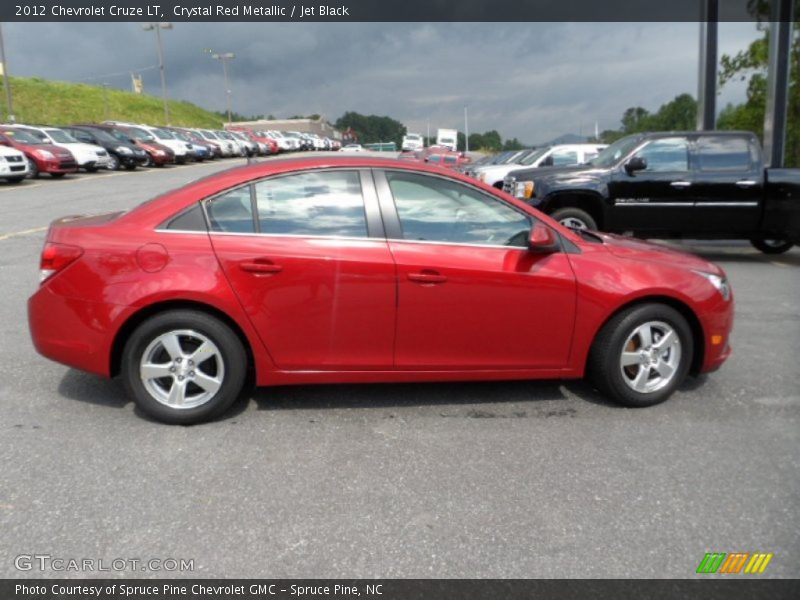 Crystal Red Metallic / Jet Black 2012 Chevrolet Cruze LT