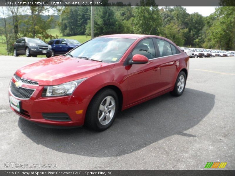 Crystal Red Metallic / Jet Black 2012 Chevrolet Cruze LT