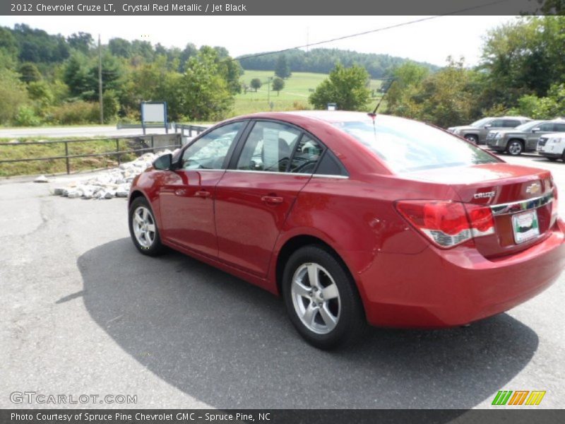 Crystal Red Metallic / Jet Black 2012 Chevrolet Cruze LT