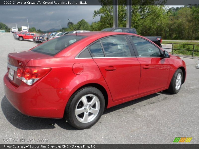 Crystal Red Metallic / Jet Black 2012 Chevrolet Cruze LT