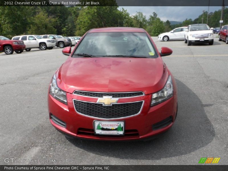 Crystal Red Metallic / Jet Black 2012 Chevrolet Cruze LT