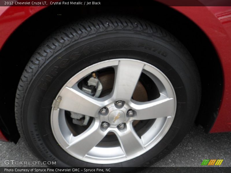 Crystal Red Metallic / Jet Black 2012 Chevrolet Cruze LT
