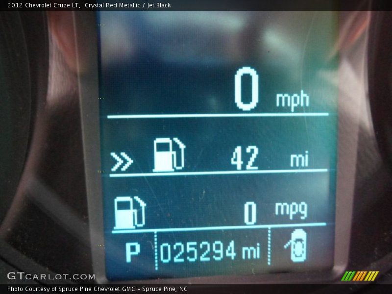 Crystal Red Metallic / Jet Black 2012 Chevrolet Cruze LT