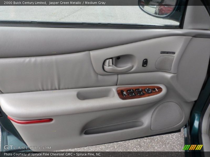 Jasper Green Metallic / Medium Gray 2000 Buick Century Limited