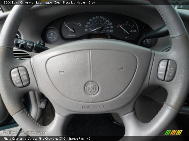 Jasper Green Metallic / Medium Gray 2000 Buick Century Limited