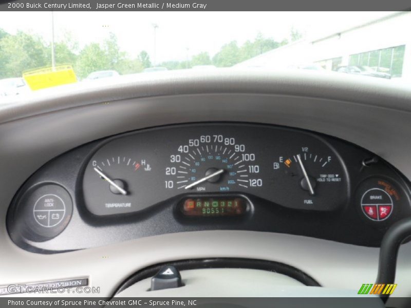 Jasper Green Metallic / Medium Gray 2000 Buick Century Limited