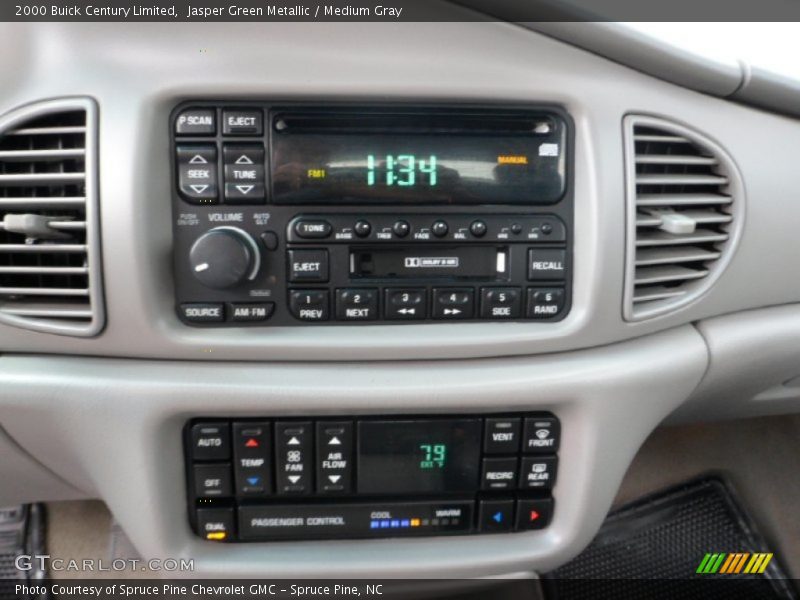 Jasper Green Metallic / Medium Gray 2000 Buick Century Limited