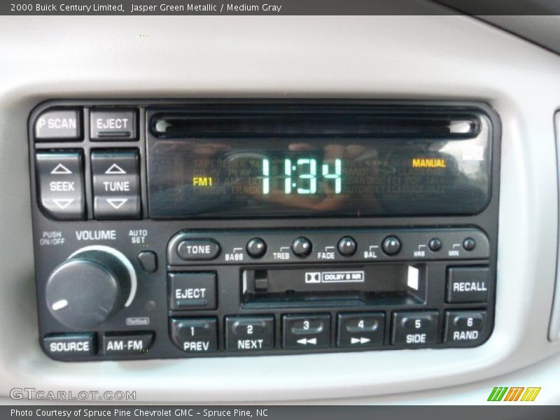 Jasper Green Metallic / Medium Gray 2000 Buick Century Limited