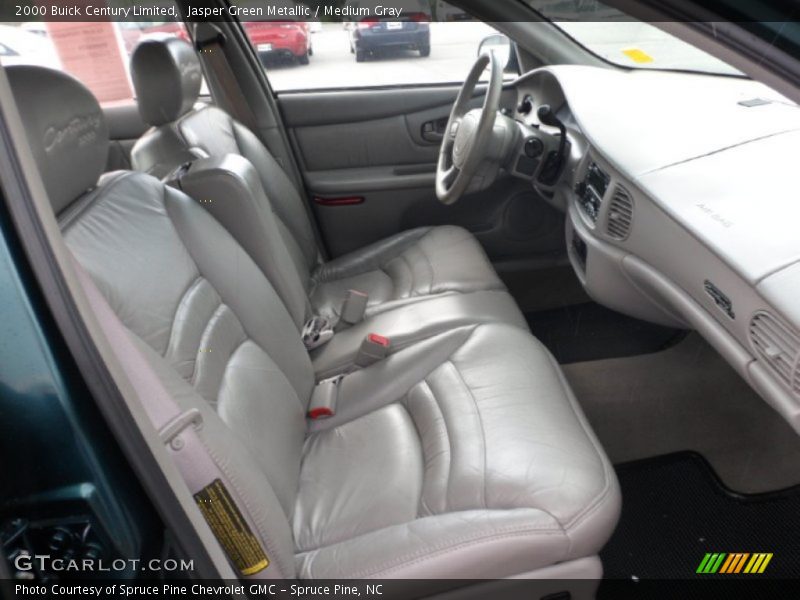 Jasper Green Metallic / Medium Gray 2000 Buick Century Limited