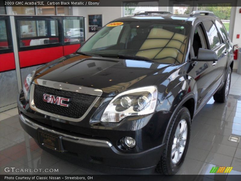 Carbon Black Metallic / Ebony 2009 GMC Acadia SLE