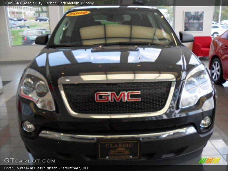 Carbon Black Metallic / Ebony 2009 GMC Acadia SLE