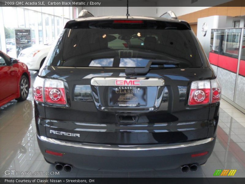 Carbon Black Metallic / Ebony 2009 GMC Acadia SLE