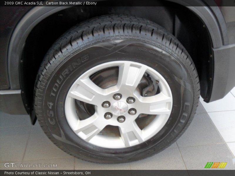 Carbon Black Metallic / Ebony 2009 GMC Acadia SLE