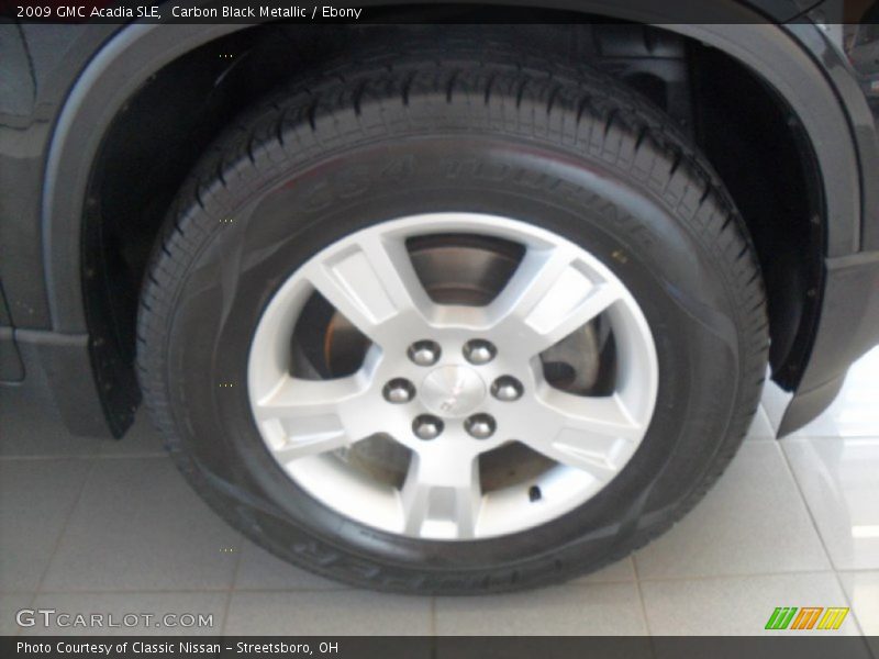 Carbon Black Metallic / Ebony 2009 GMC Acadia SLE