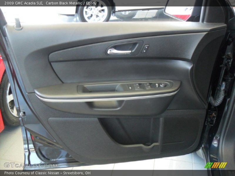 Carbon Black Metallic / Ebony 2009 GMC Acadia SLE