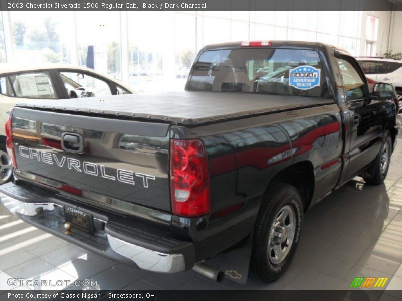 Black / Dark Charcoal 2003 Chevrolet Silverado 1500 Regular Cab