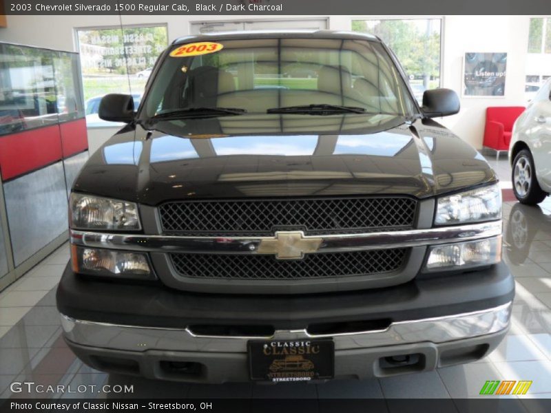 Black / Dark Charcoal 2003 Chevrolet Silverado 1500 Regular Cab