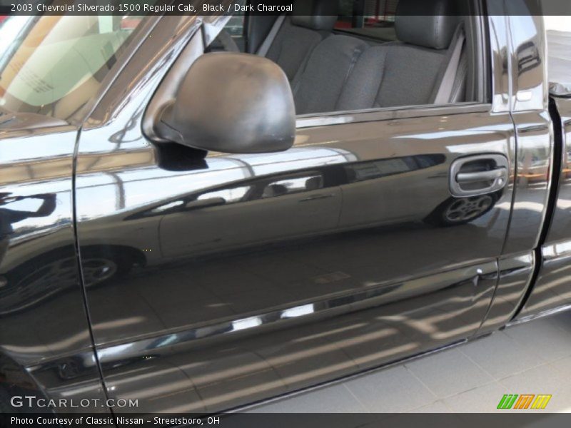 Black / Dark Charcoal 2003 Chevrolet Silverado 1500 Regular Cab