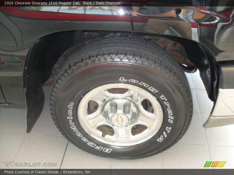 Black / Dark Charcoal 2003 Chevrolet Silverado 1500 Regular Cab