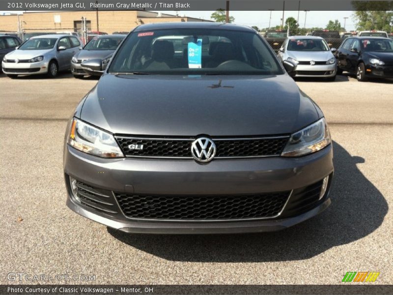 Platinum Gray Metallic / Titan Black 2012 Volkswagen Jetta GLI