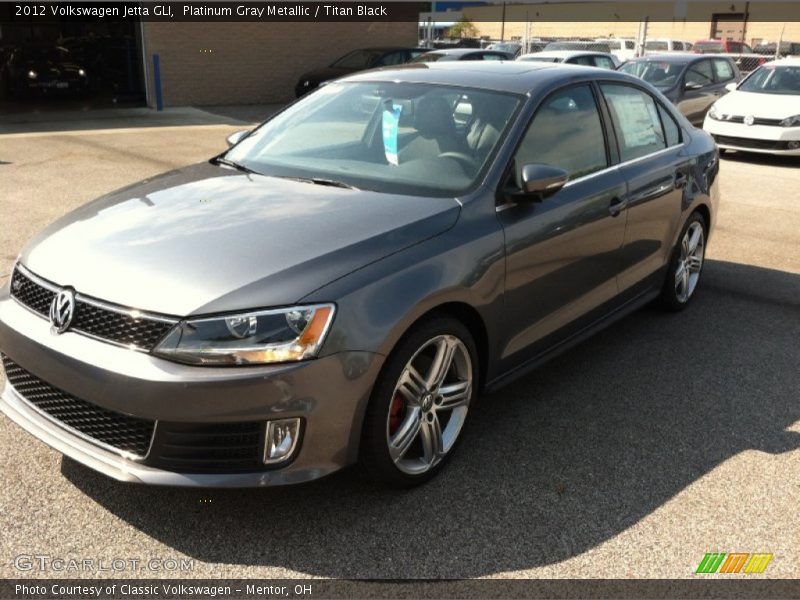 Platinum Gray Metallic / Titan Black 2012 Volkswagen Jetta GLI