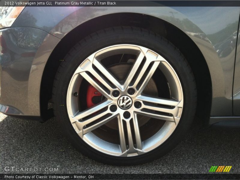 Platinum Gray Metallic / Titan Black 2012 Volkswagen Jetta GLI