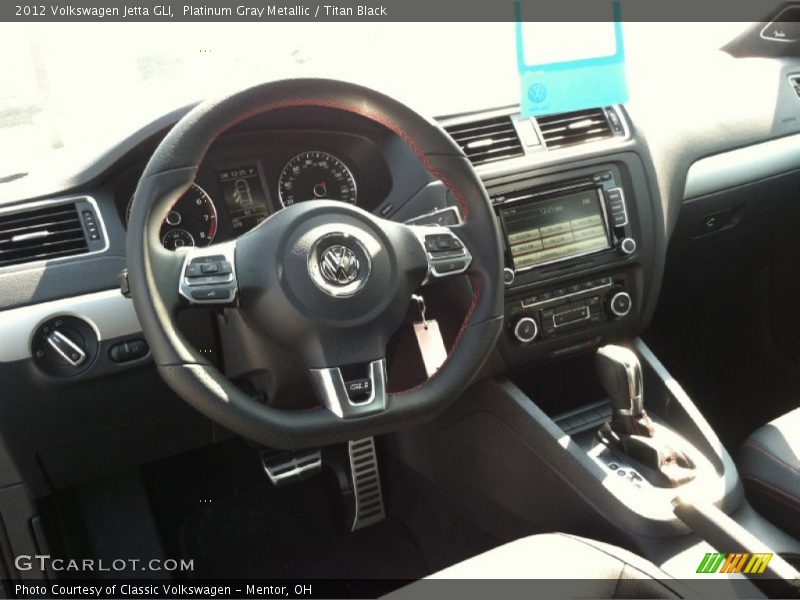 Platinum Gray Metallic / Titan Black 2012 Volkswagen Jetta GLI