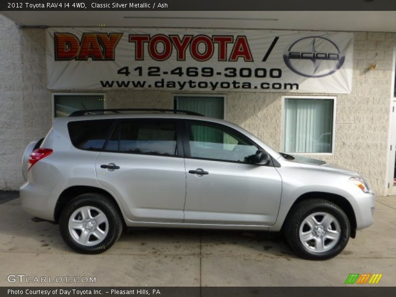 Classic Silver Metallic / Ash 2012 Toyota RAV4 I4 4WD