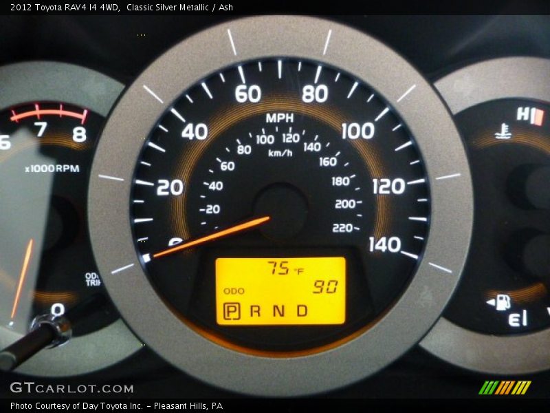 Classic Silver Metallic / Ash 2012 Toyota RAV4 I4 4WD