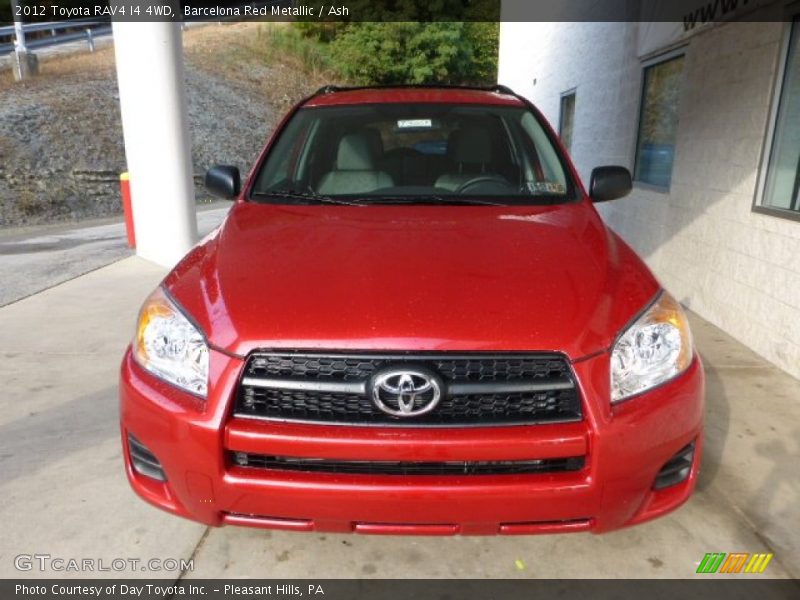 Barcelona Red Metallic / Ash 2012 Toyota RAV4 I4 4WD
