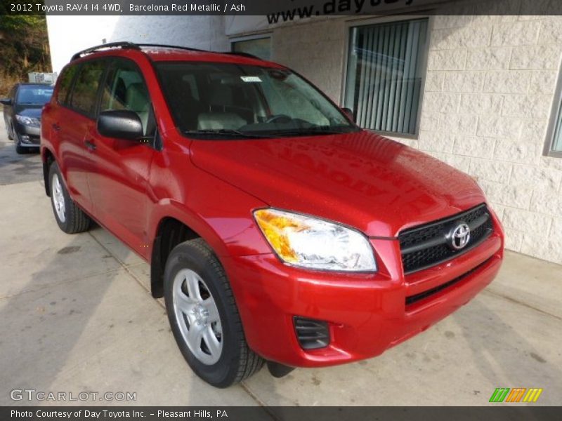 Barcelona Red Metallic / Ash 2012 Toyota RAV4 I4 4WD