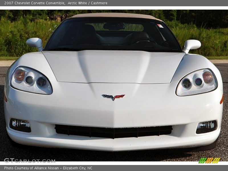 Arctic White / Cashmere 2007 Chevrolet Corvette Convertible